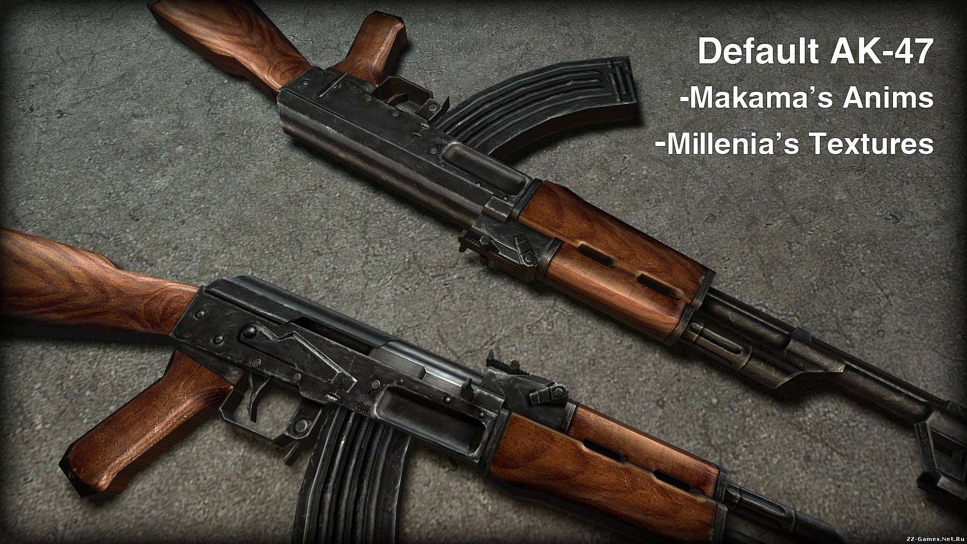 Default AK-47 on makama's Animations