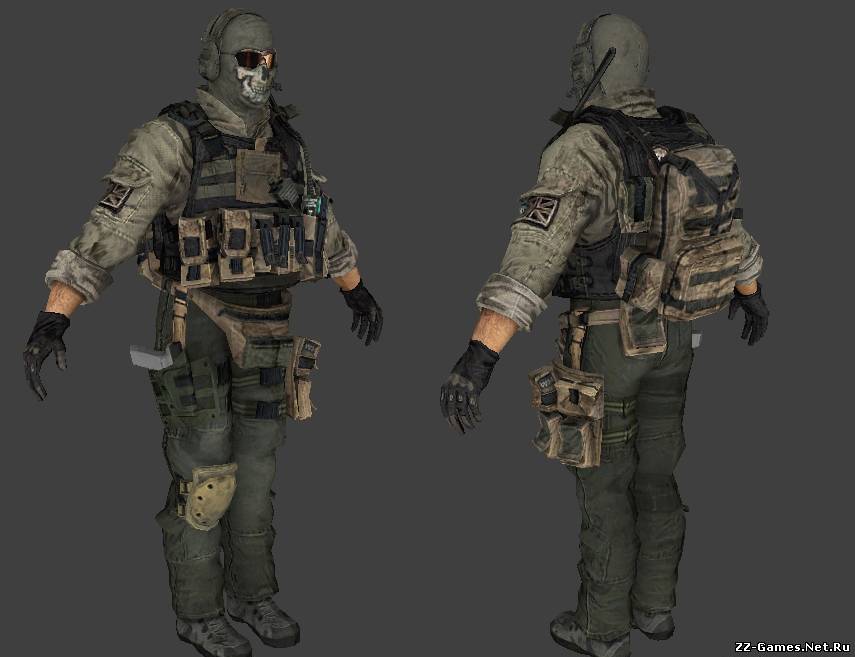 Ghost from Modern Warfare 2 [скин для админа]