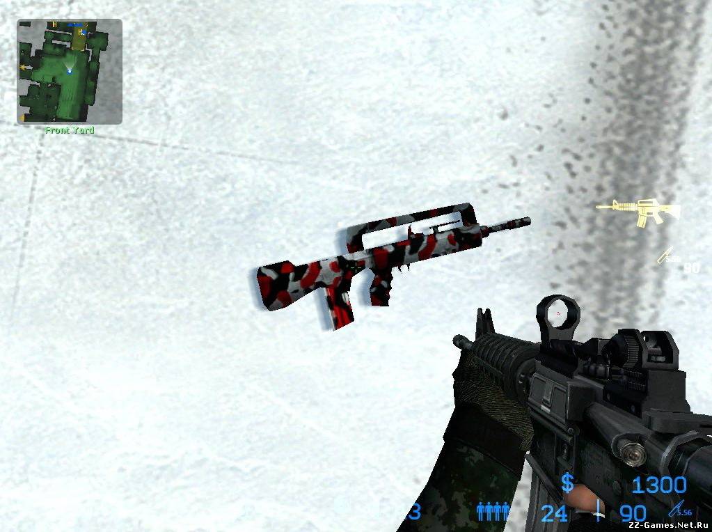 Red Tiger Camo Famas