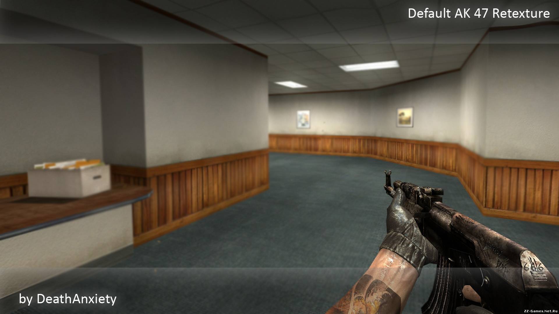 Default AK47 HD Damage Retexture