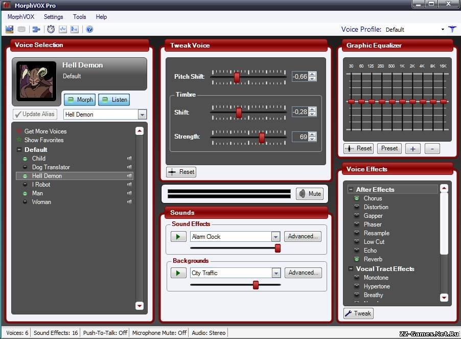 MorphVOX Pro 4.3.3 (программа для изменения голоса)