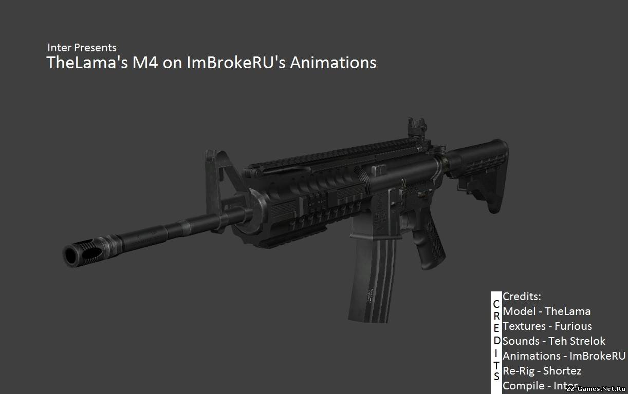 TheLama's M4 on ImBrokeRU's Animations