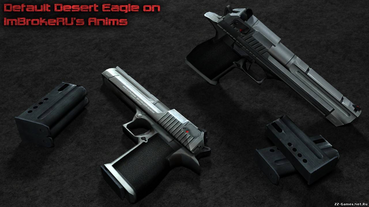 Default Desert Eagle on ImBrokeRU's Animations,FIX