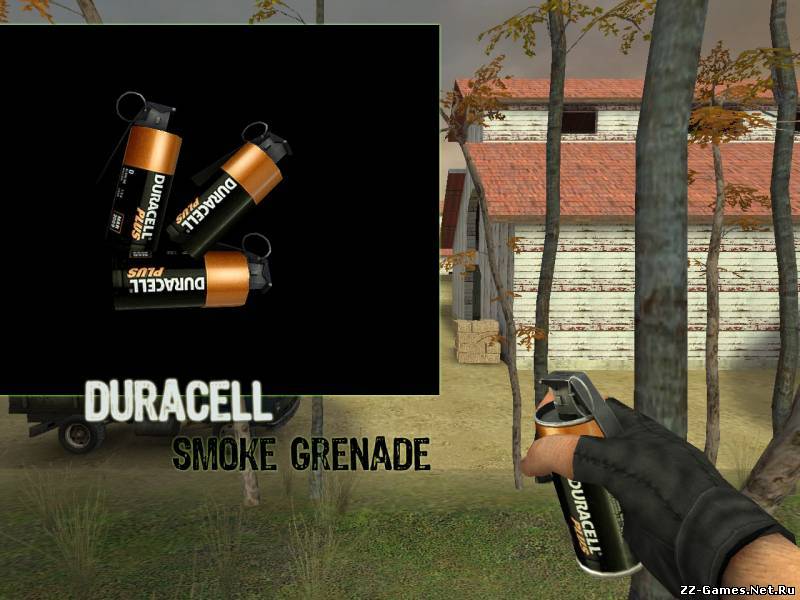 Батарейки Durasel (Duracell Smoke Grenade)